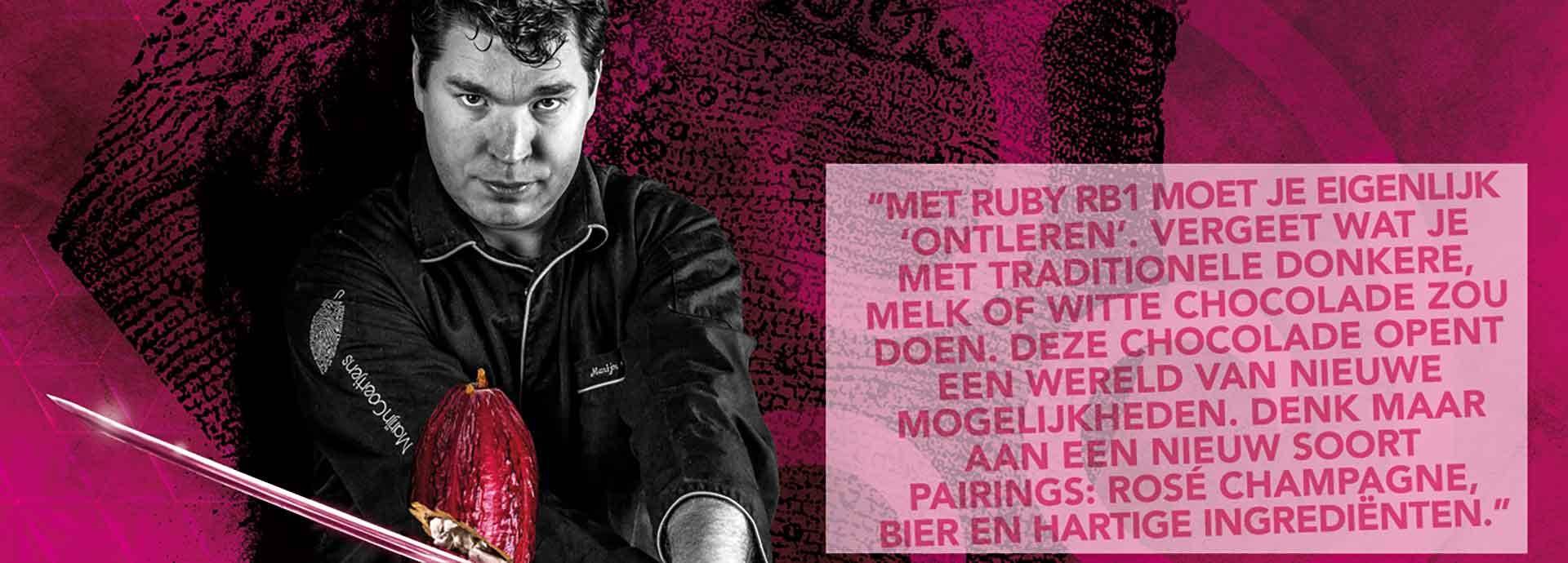 Callebaut Ruby RB1 chocolade