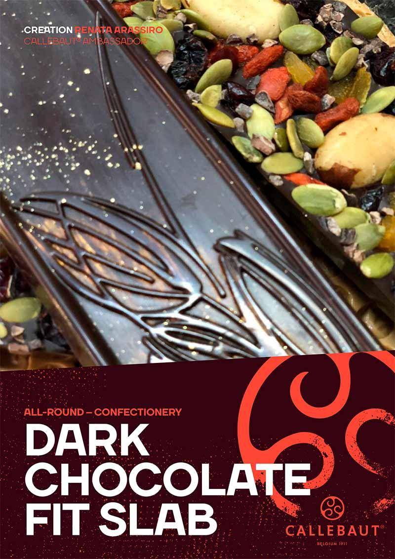 Scarica la ricetta della tavoletta di cioccolato fondente.