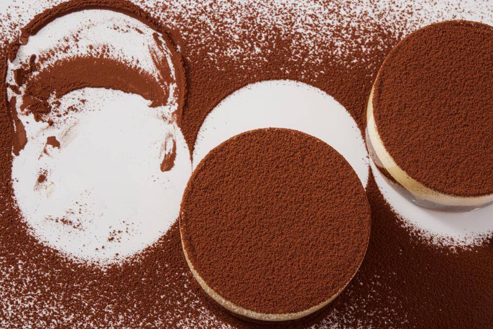 Individual Tiramisu dusted with Cacao Powder