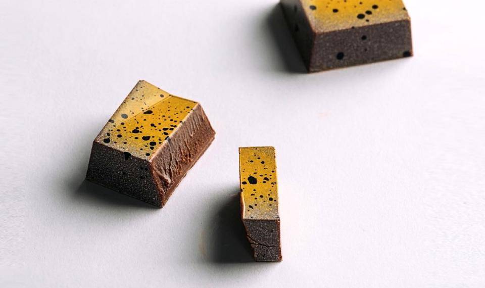NXT Coffee ganache bonbons by chef philippe vancayseele