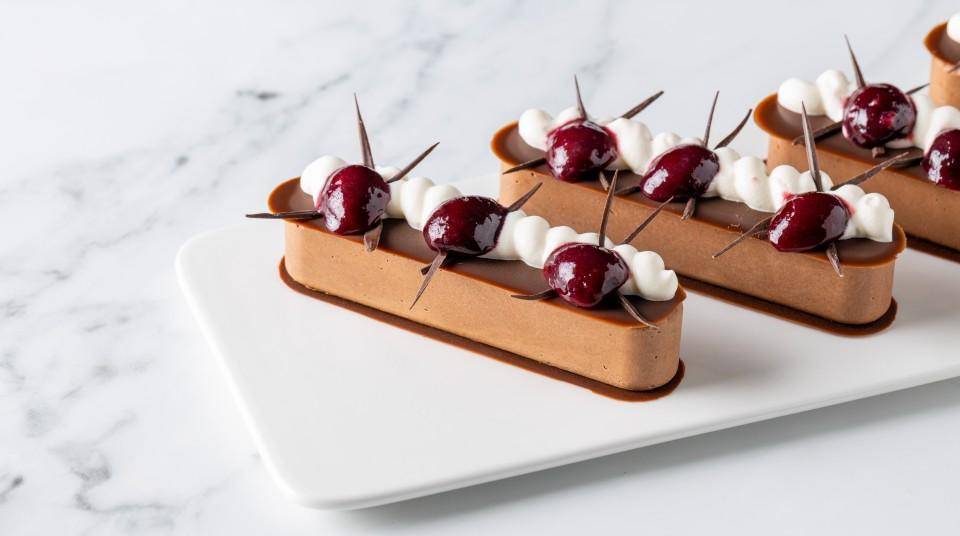 Vegan Cherry Chocolate Cheesecake