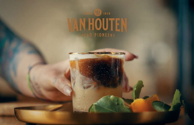 Van Houten chocolate glass