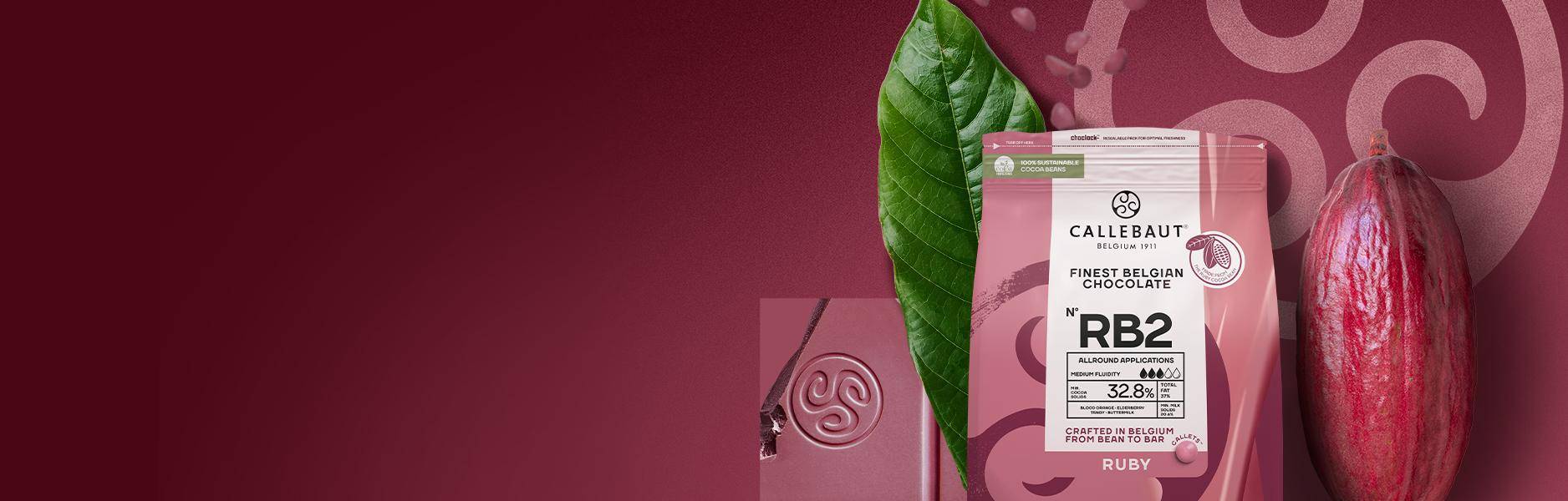 Callebaut ruby chocolate rb2