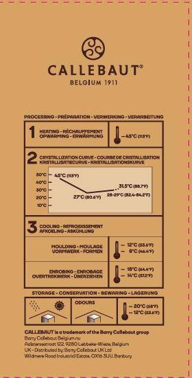 Callebaut Gold Crystallization Curve