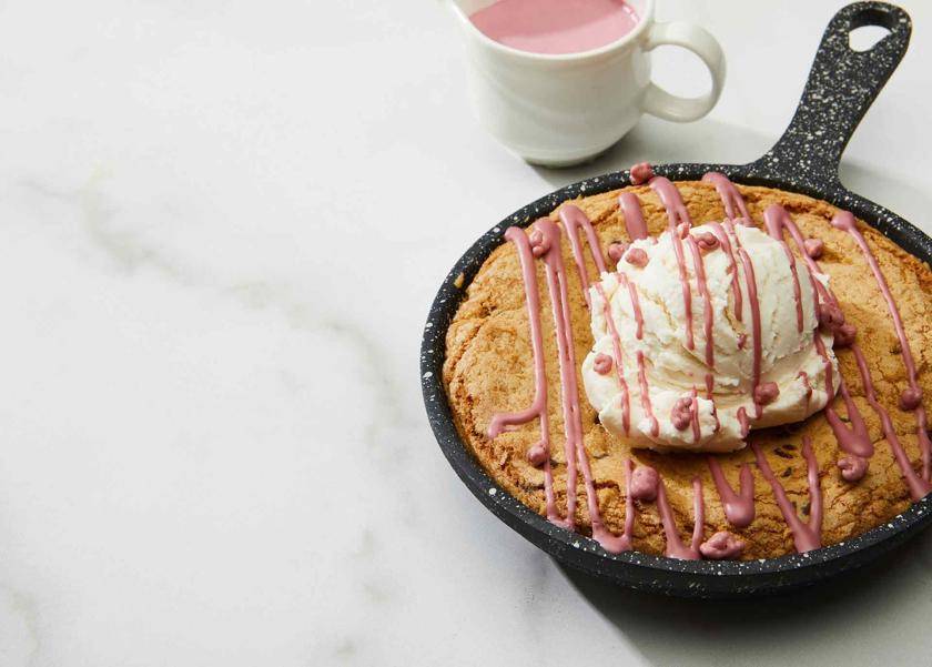 COOKIE SKILLET - WITH RUBY CHOCOLATE SAUCE