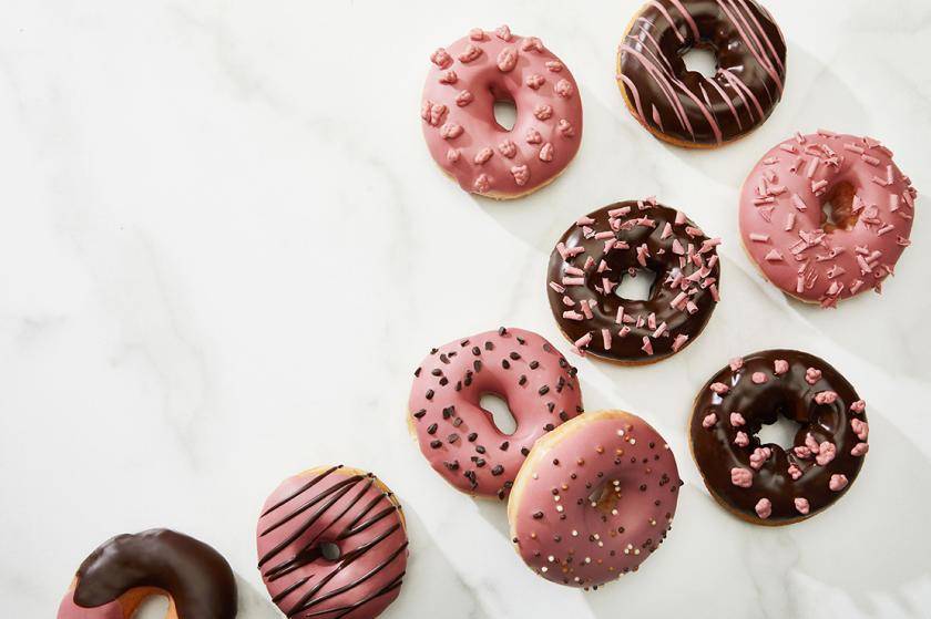 RUBY CHOCOLATE DOUGHNUTS