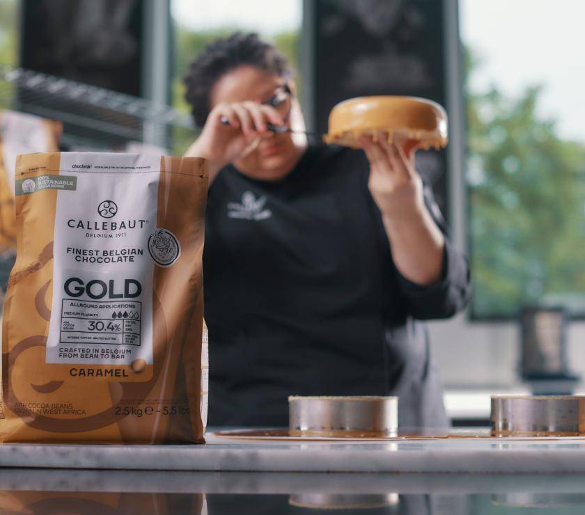 ruby and gold chocolate callebaut