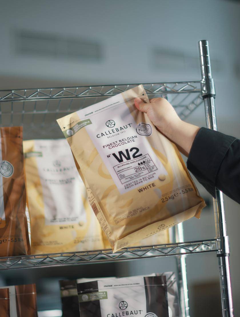 w2 white chocolate callebaut