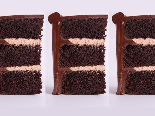 chocolate cake with ganache