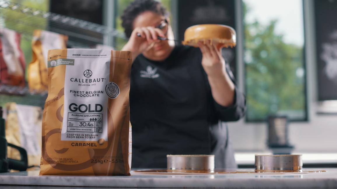 Ruby and Gold chocolate callebaut